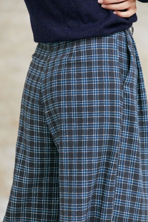 Organic cotton culottes Awa Checks from Jyoti - Fair Works