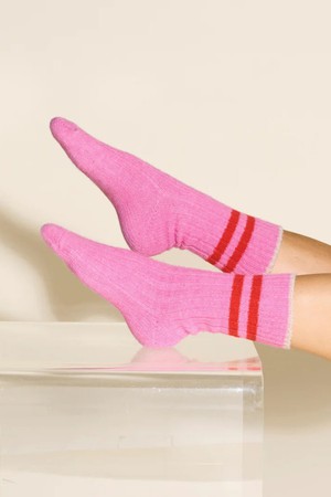 Popeia Wool Socks Pink from Jyoti - Fair Works