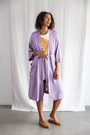Modal Cardigan Rohana Lilac from Jyoti - Fair Works
