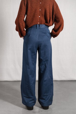 Organic cotton denim trousers Suhrutam Denim from Jyoti - Fair Works