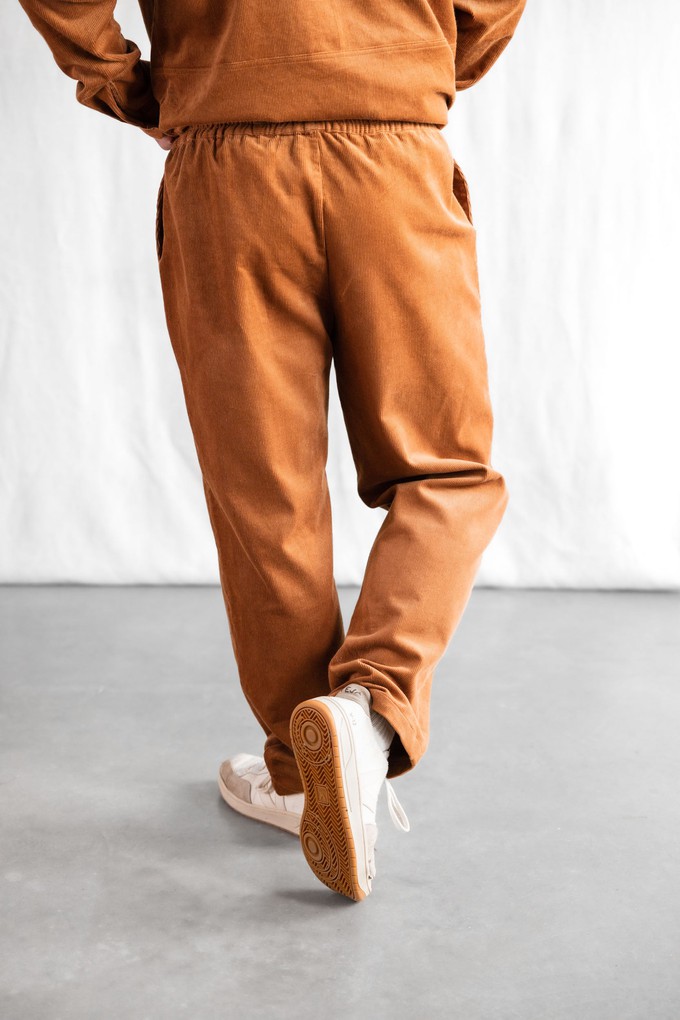 Organic cotton corduroy trousers Jhan Zimt from Jyoti - Fair Works