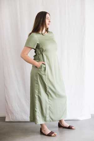 Modal Dress Ishani Matcha from Jyoti - Fair Works