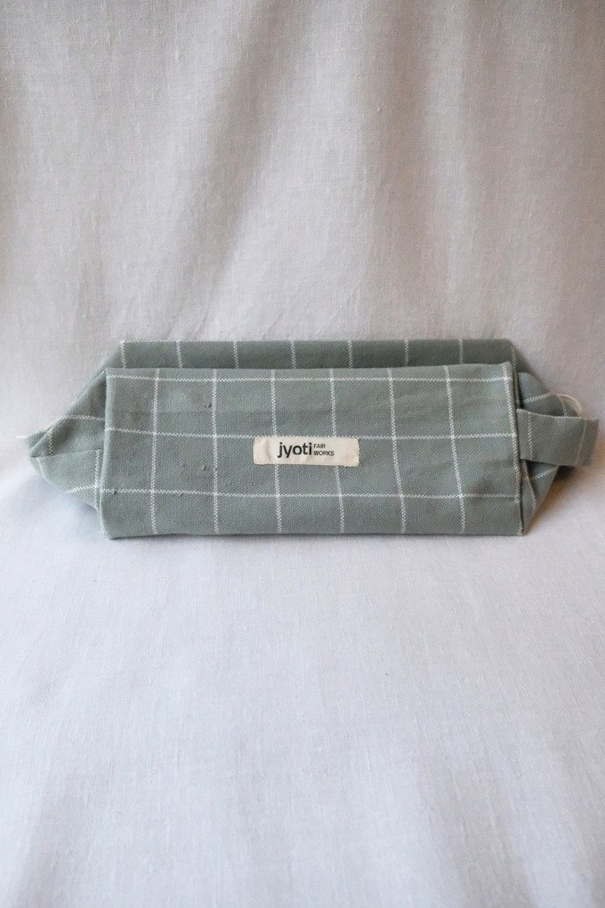 Cotton toiletry bag Phavvaara Ice from Jyoti - Fair Works
