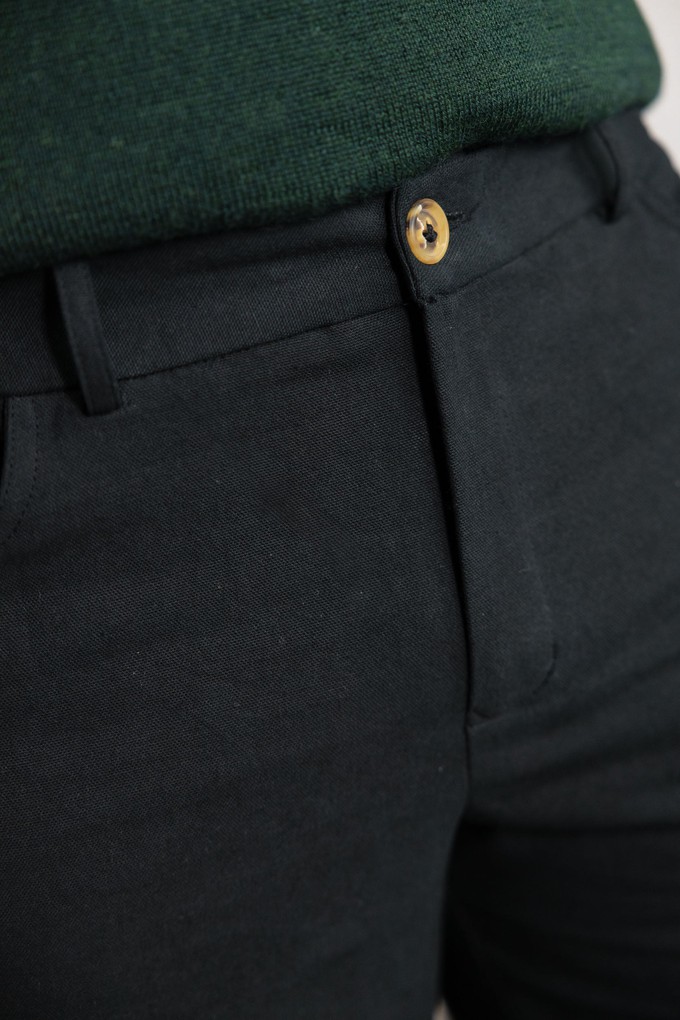 Organic cotton trousers Prakrit Black from Jyoti - Fair Works