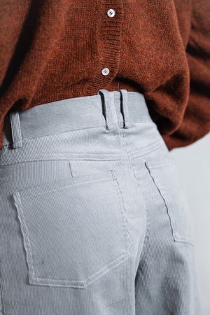 Organic cotton corduroy trousers Tushar Nebel from Jyoti - Fair Works