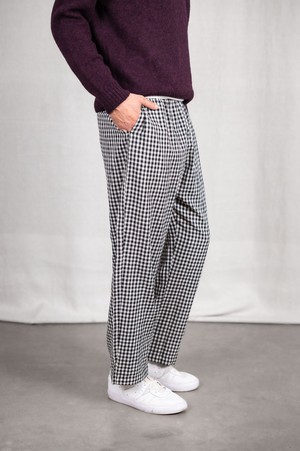 Organic cotton trousers Jhan checkered from Jyoti - Fair Works