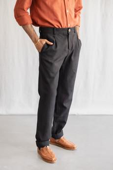 Organic cotton trousers Sameer Black via Jyoti - Fair Works