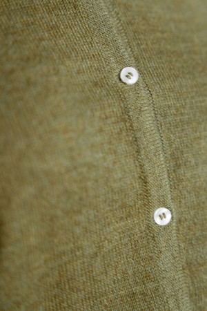 Baby alpaca knitted cardigan Navan Dijon from Jyoti - Fair Works