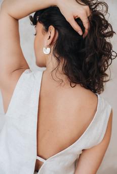 Hemp Top Kiran Greige via Jyoti - Fair Works