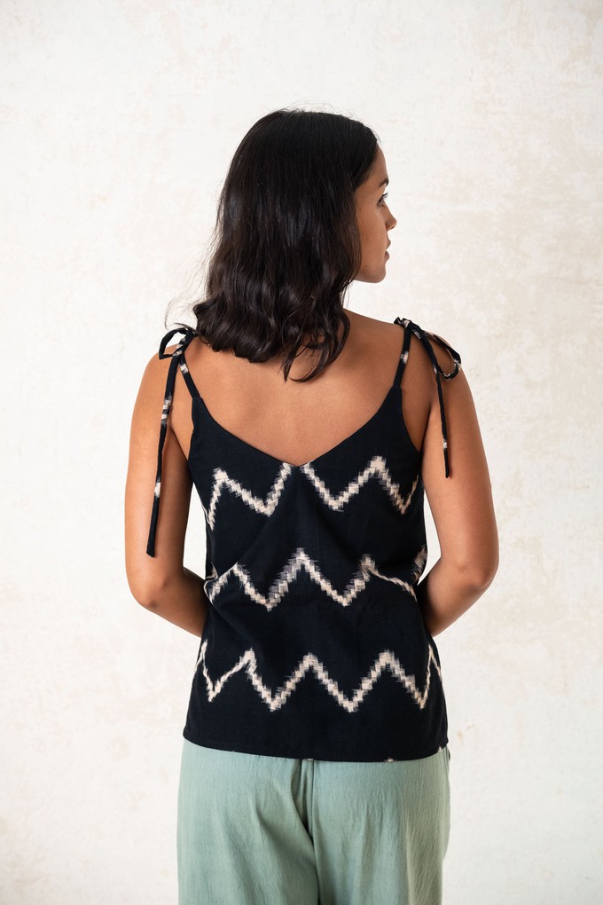 organic cotton tank top Tana Zickzack from Jyoti - Fair Works