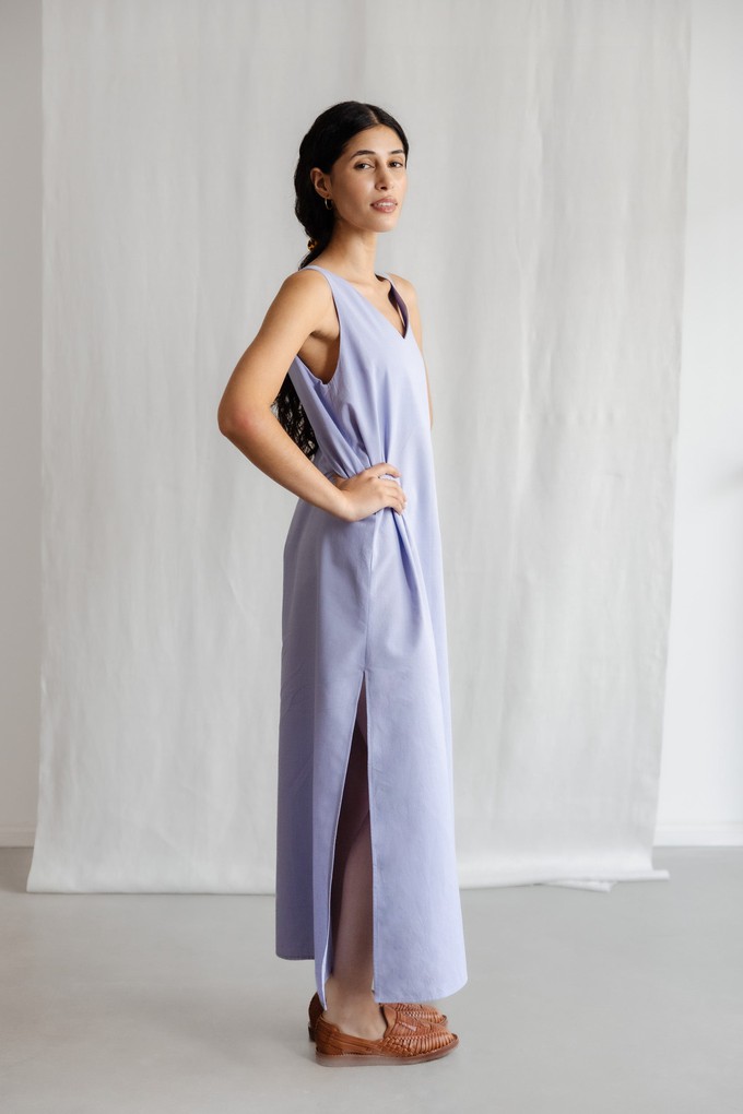 Bio-Baumwoll Midikleid Arohi Lila from Jyoti - Fair Works