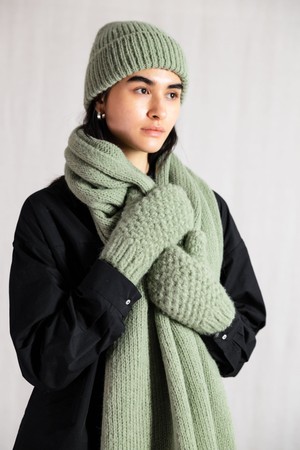 Baby Alpaca Mitten Gloves Casma Mint from Jyoti - Fair Works