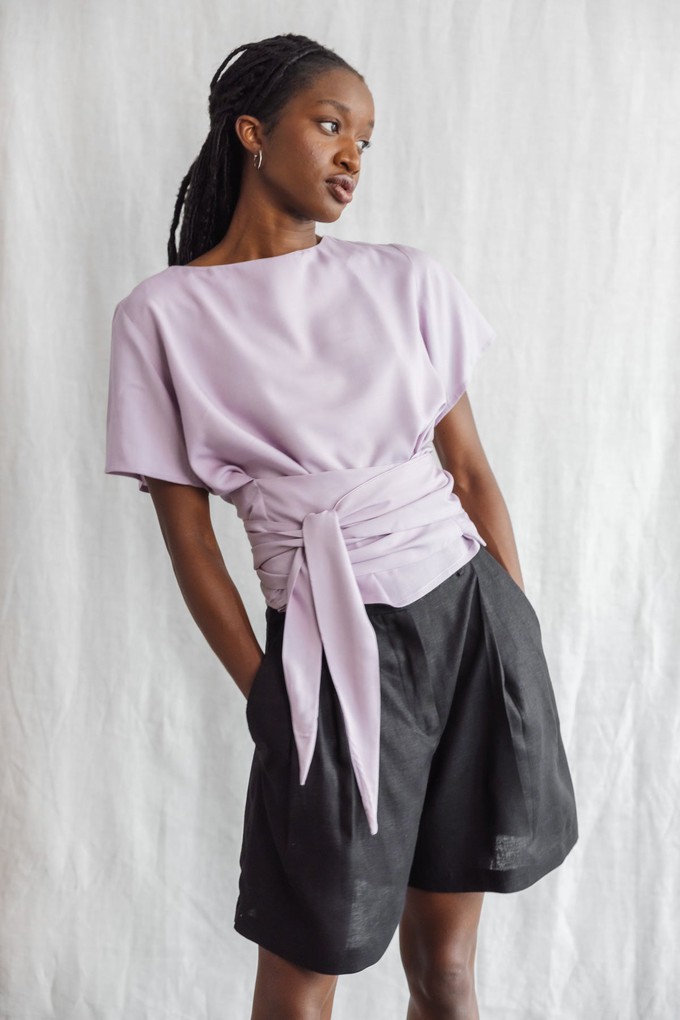 Hemp/Tencel Shorts Kamala Black from Jyoti - Fair Works