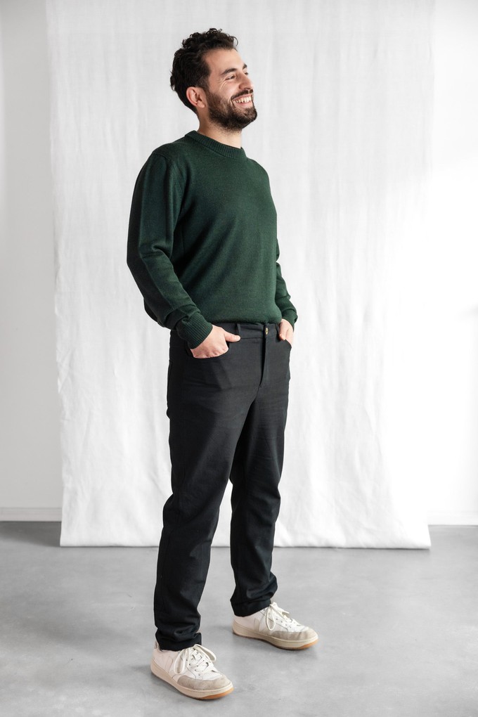 Organic cotton trousers Prakrit Black from Jyoti - Fair Works