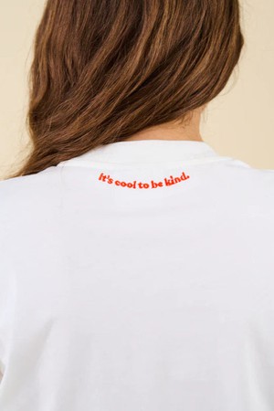 Popeia Organic Cotton T-Shirt White from Jyoti - Fair Works