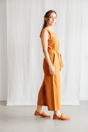 Cotton Jumpsuit Daksha Hazelnut from Jyoti - Fair Works
