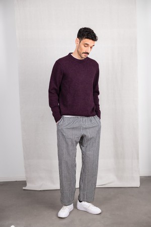 Organic cotton trousers Jhan checkered from Jyoti - Fair Works