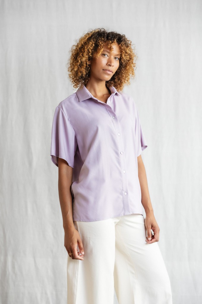 Ecovero Shirt Nehani Lilac from Jyoti - Fair Works