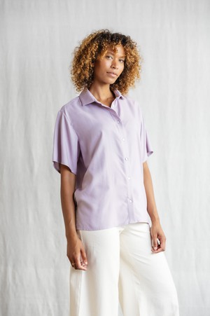 Ecovero Shirt Nehani Lilac from Jyoti - Fair Works