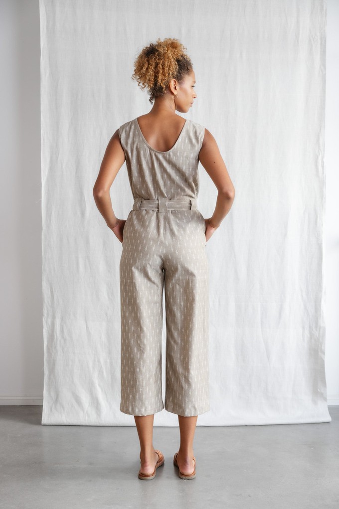 Organic cotton jumpsuit Daksha Ikat from Jyoti - Fair Works