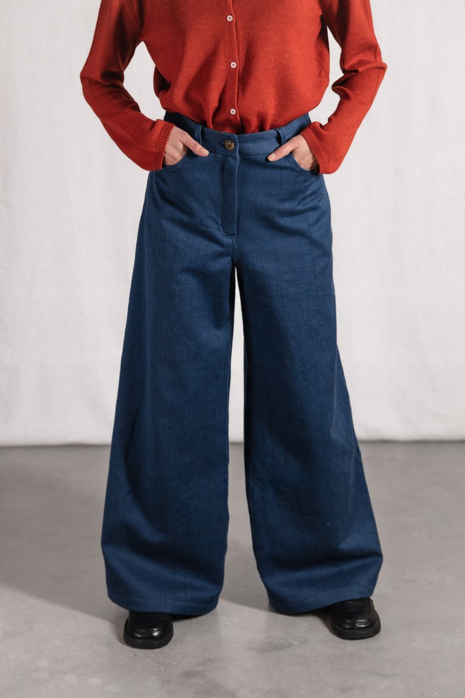 Organic cotton denim trousers Tarani Denim from Jyoti - Fair Works