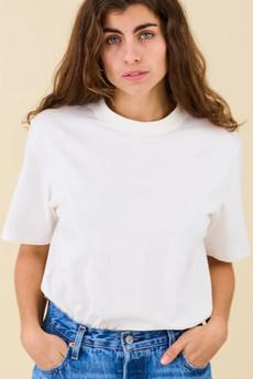 Popeia Organic Cotton T-Shirt White via Jyoti - Fair Works