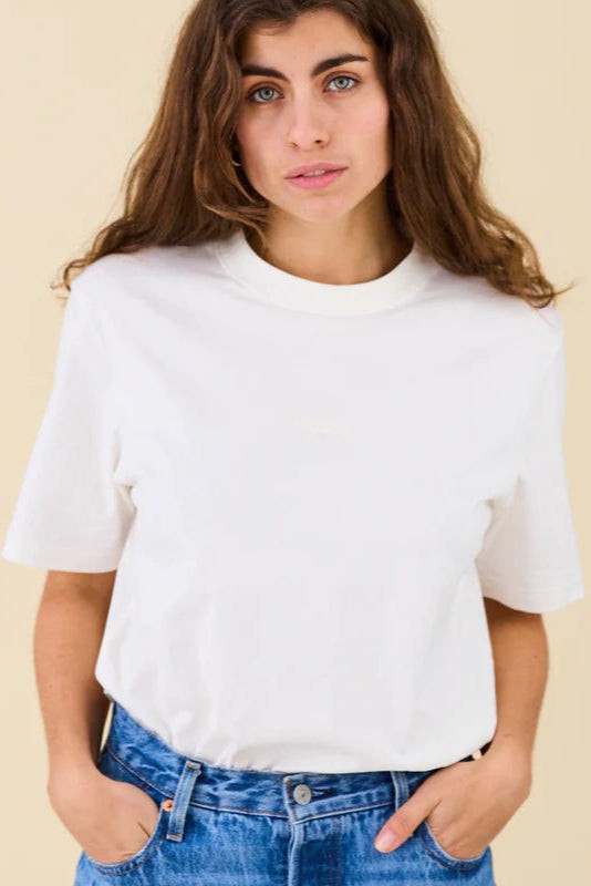 Popeia Organic Cotton T-Shirt White from Jyoti - Fair Works