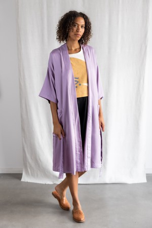 Modal Cardigan Rohana Lilac from Jyoti - Fair Works