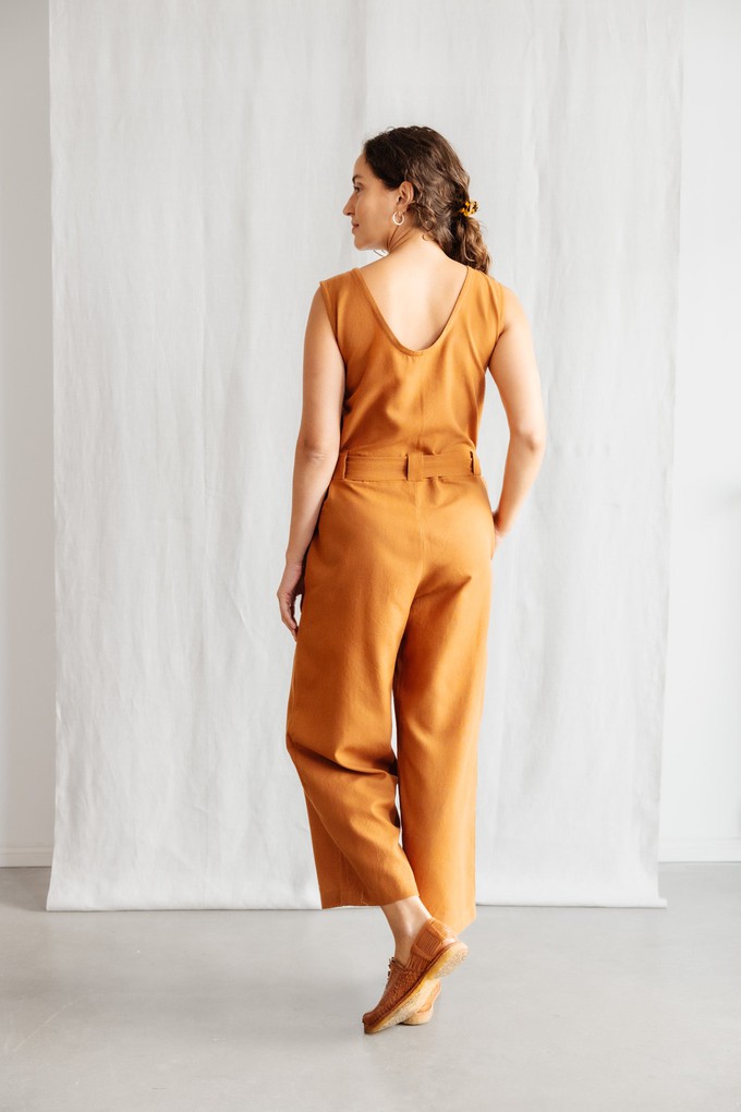 Cotton Jumpsuit Daksha Hazelnut from Jyoti - Fair Works