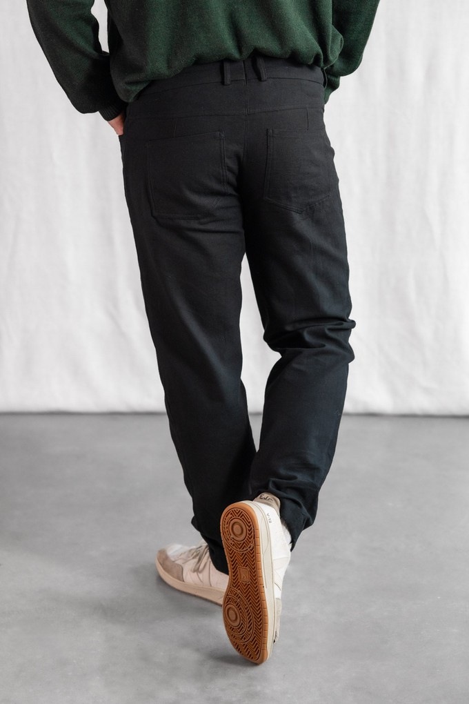 Organic cotton trousers Prakrit Black from Jyoti - Fair Works