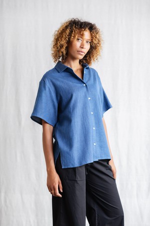 Organic cotton shirt Nehani Denim from Jyoti - Fair Works