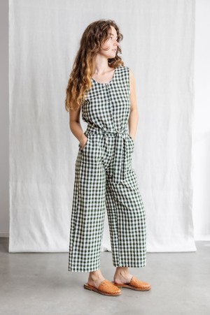 Cotton Jumpsuit Daksha Checks from Jyoti - Fair Works