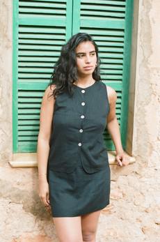 LIVIA top Black via Kaly Ora