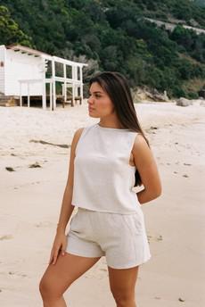 LEA short Beige via Kaly Ora