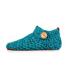 Glacier Teal Wool Bamboo Ankle Booties via Kingdom of Wow!