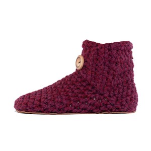 Mulberry Bamboo Wool Bootie Slippers from Kingdom of Wow!