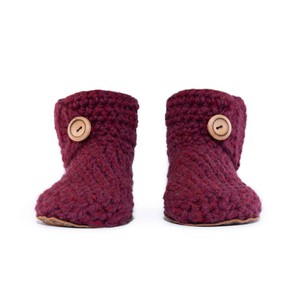 Mulberry Bamboo Wool Bootie Slippers from Kingdom of Wow!