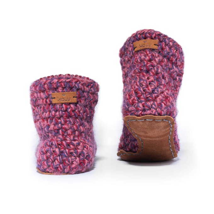 Heather Bamboo Wool Bootie Slippers from Kingdom of Wow!