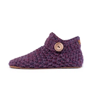 Lavender Wool Bamboo Ankle Booties from Kingdom of Wow!