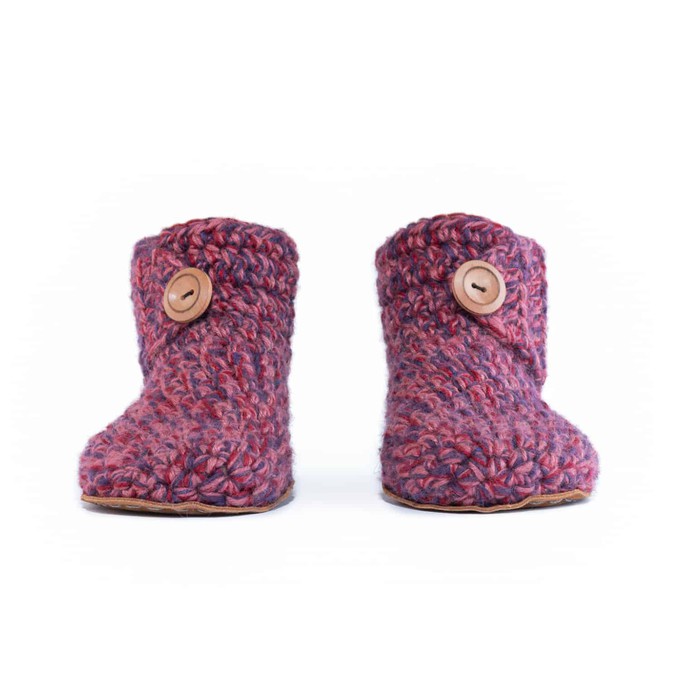 Heather Bamboo Wool Bootie Slippers from Kingdom of Wow!