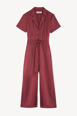LEONOR JUMPSUIT | RUBY WINE from Kings of Indigo