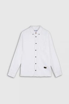 ENDA POCKET | OPTICAL WHITE LINEN via Kings of Indigo