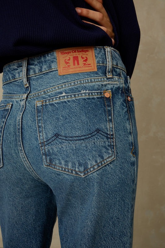 JANE | ECO RECYCLED BLUE USED from Kings of Indigo