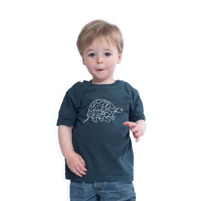 TORTOISE Kids Shirt Dark Green from Kipepeo-Clothing