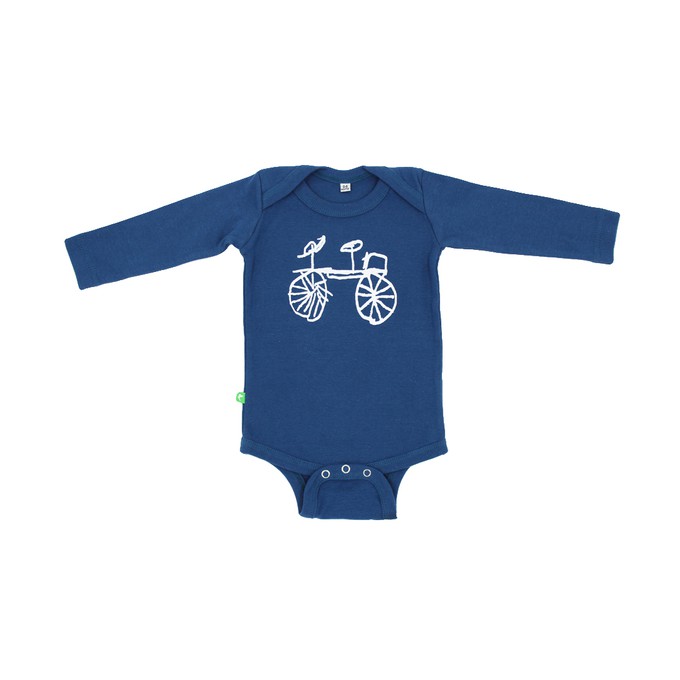 BAISIKELI Babybody Blue from Kipepeo-Clothing