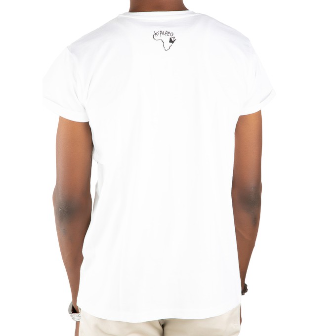 NYANI Men Shirt White from Kipepeo-Clothing