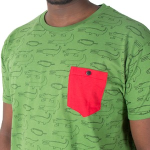 CROCODILES Men Shirt Green from Kipepeo-Clothing