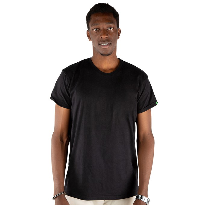 3X Basic Men Shirt Black from Kipepeo-Clothing