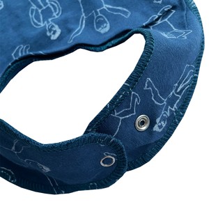 DANSI Baby Bib Blue from Kipepeo-Clothing