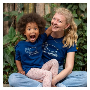 HIPPO Women Shirt Midnight blue from Kipepeo-Clothing HIPPO Women Shirt Midnight blue from Kipepeo-Clothing